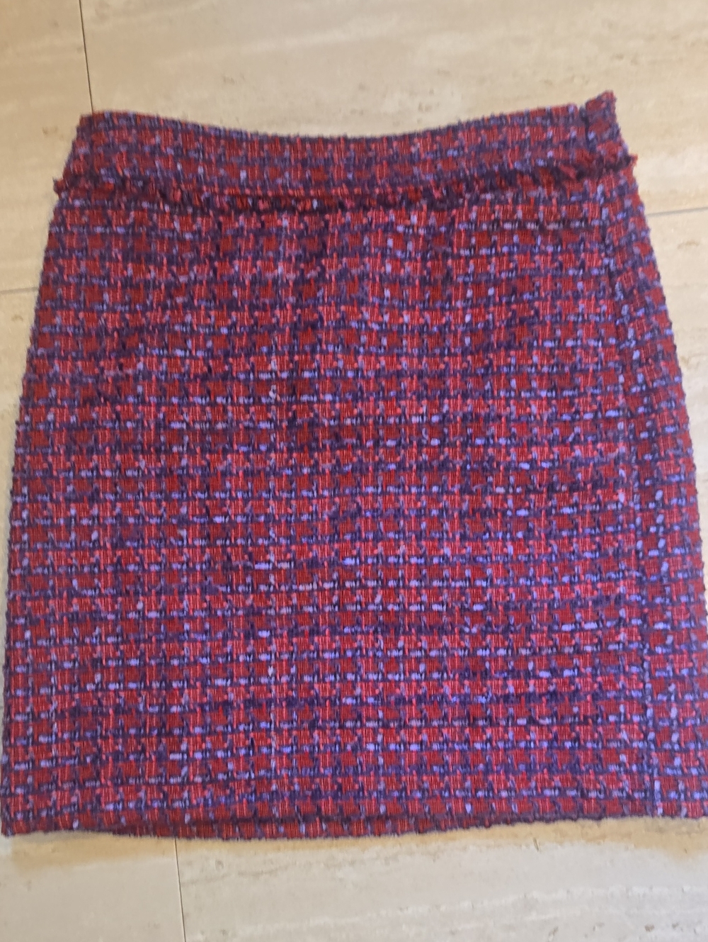 New Talbot's Multi-Color Tweed Skirt